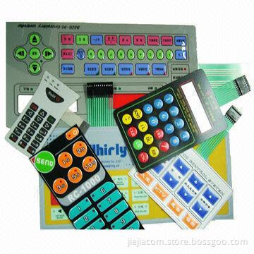 Control Membrane Switches, Intelligent Touch Membrane Keypad, 100mA Operating Current